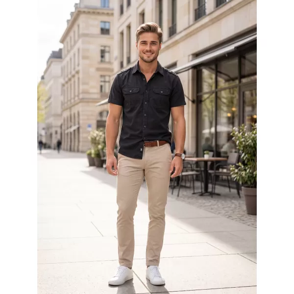  Hemd BRANDIT VINTAGE BD4024 SCHWARZ 
