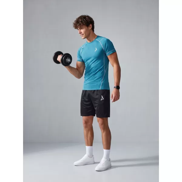  Hochwertiges Funktions-Kompressions-T-Shirt mit kurzen Ärmeln für Herren ALTISPORT VOJ/ALM000TR04 ROT 