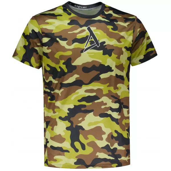  Funktionelles Premium-T-Shirt für Herren ALTISPORT VOJ/ALM038TR01 grüne Armee 