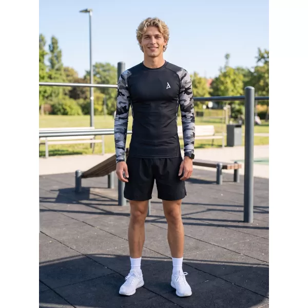  Funktionelle Kompression von Männern t -Shirt Premium ALTISPORT VOJ/ALM038TR03 GRAU 