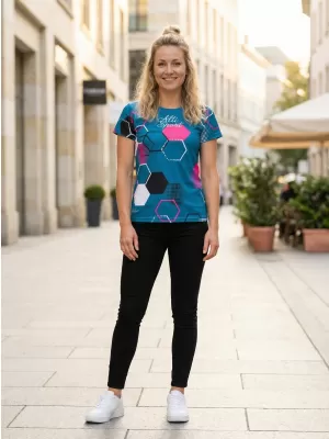 Hochwertiges Funktions-T-Shirt für Damen ALTISPORT VOJ/ALW037TR01 KEROSIN/ROSA