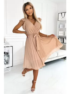 Kleid NUMOCO POLINA 374-5 BEIGE