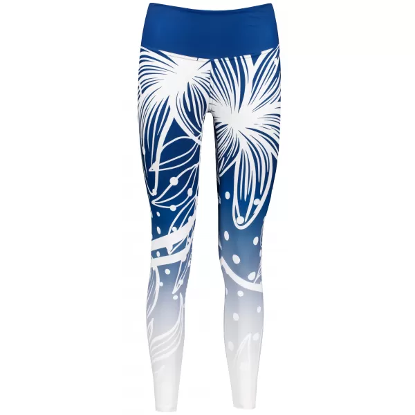  Lange Premium-Funktionsleggings für Damen ALTISPORT VOJ/ALW045LEG01 MARINEBLAU/WEIß 