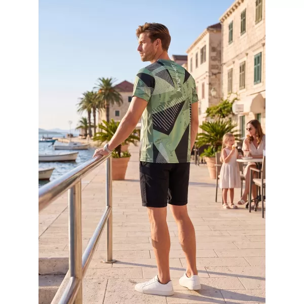  Funktionelles Premium-T-Shirt für Herren ALTISPORT VOJ/ALM044TR01 KHAKI/MILITÄR 