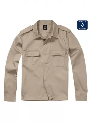 Hemd BRANDIT US BD4102 BEIGE