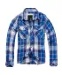 Hemd BRANDIT CHECKED BD4002 MARINE