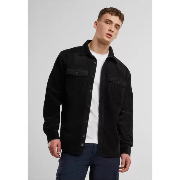  Hemd BRANDIT CORDUROY CLASSIC BD4035 SCHWARZ 
