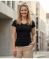 Damen-T-Shirt ALTISPORT NoPrint NP/ALW261 EBENHOLZGRAU