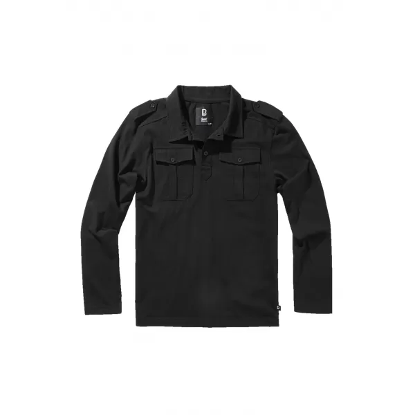  Hemd BRANDIT BD4203 SCHWARZ 