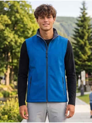 Herren-Softshellweste ALTISPORT NoPrint NP/ALM8211NJ NAUTISCHES BLAU/MARINEBLAU