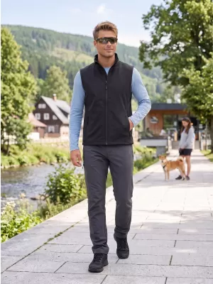 Herren-Softshellweste ALTISPORT NoPrint NP/ALM8211NJ SCHWARZ SCHWARZ