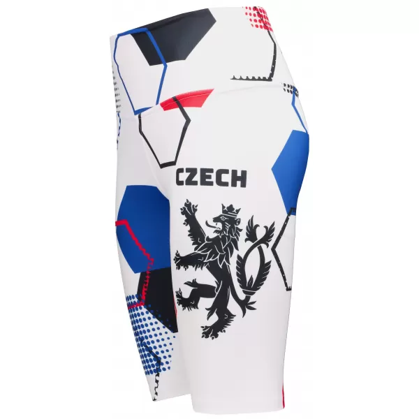  Hochwertige Damen-Funktionsleggings oberhalb des Knies ALTISPORT VOJ/ALW036LEG02 HEXA WEIß 