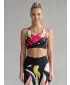 Premium-Sport-BH für Damen ALTISPORT VOJ/ALW042POD01 SCHWARZ