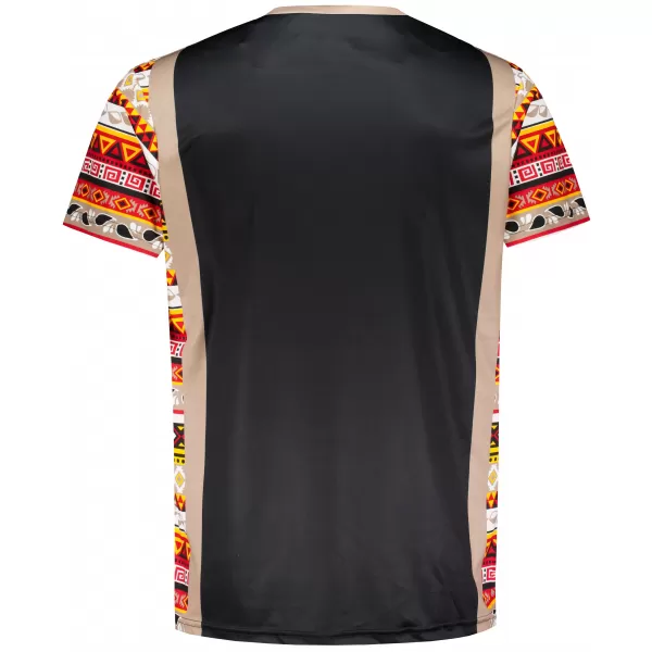  Funktionelles Premium-T-Shirt für Herren ALTISPORT VOJ/ALM043TR01 SCHWARZ BRAUN 