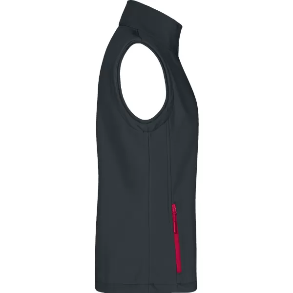  Softshellweste für Damen ALTISPORT NoPrint NP/ALW7211NJ EISENGRAU/ROT 