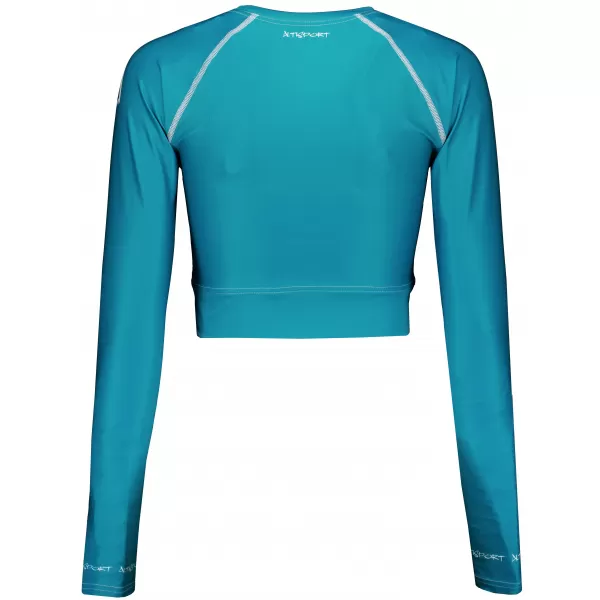  Hochwertiges Funktions-Crop-Top mit langen Ärmeln für Damen ALTISPORT VOJ/ALW000TR04 KEROSIN 