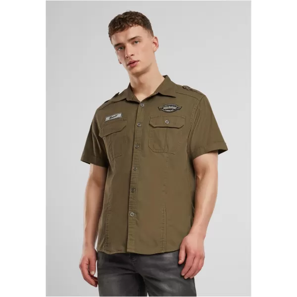  Hemd BRANDIT LUIS VINTAGE BD4033 OLIVE 