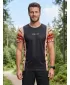 Funktionelles Premium-T-Shirt für Herren ALTISPORT VOJ/ALM043TR01 SCHWARZ BRAUN