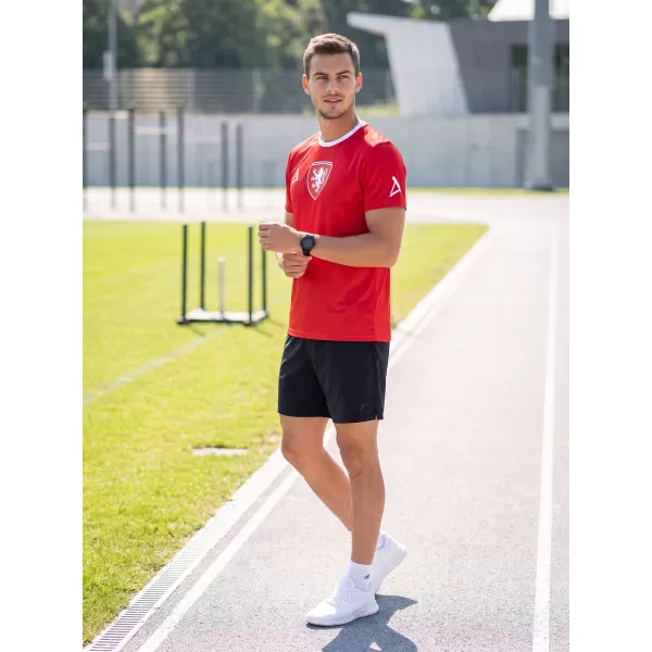  Funktionelles Premium-T-Shirt für Herren ALTISPORT VOJ/ALM040TR01 ROT 