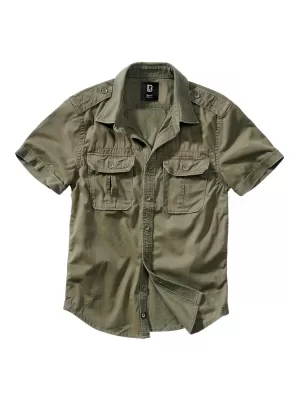 Hemd BRANDIT VINTAGE BD4024 OLIVE