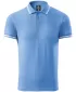 Herren-T-Shirt mit Kragen ALTISPORT NoPrint NP/ALM912 HIMMELBLAU
