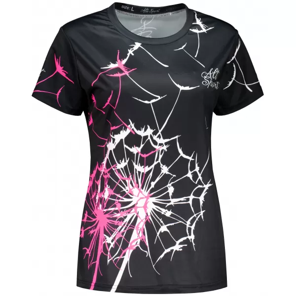  Hochwertiges Funktions-T-Shirt für Damen ALTISPORT VOJ/ALW035TR01 SCHWARZ/TÜRKIS 