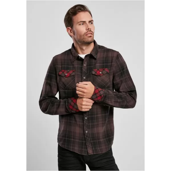  Hemd BRANDIT DUNCAN CHECKED BD4016 BRAUN 