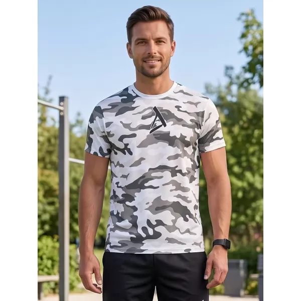  Funktionelles Premium-T-Shirt für Herren ALTISPORT VOJ/ALM038TR01 WEIß 