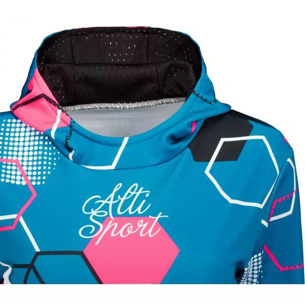  Hochwertiges Funktions-Sweatshirt für Damen ALTISPORT VOJ/ALW037MI01 KEROSIN/ROSA 