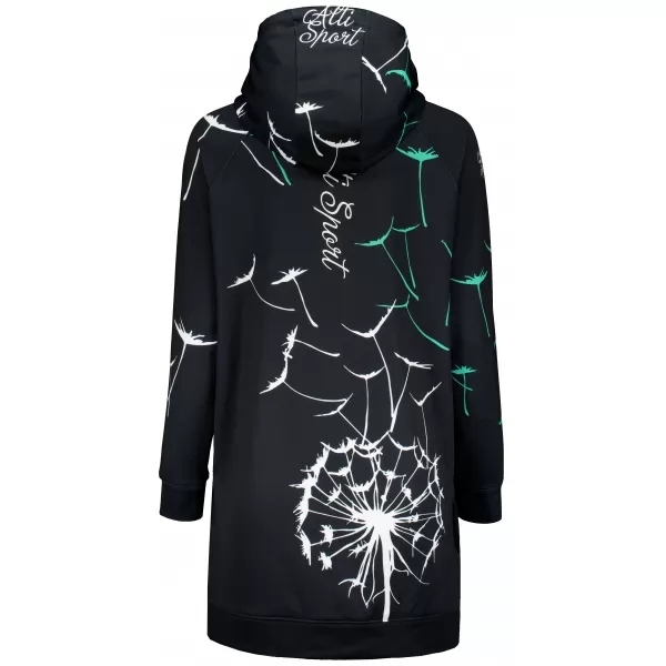  Hochwertiges Funktions-Sweatshirt für Damen ALTISPORT VOJ/ALW035MI03 SCHWARZ/TÜRKIS 