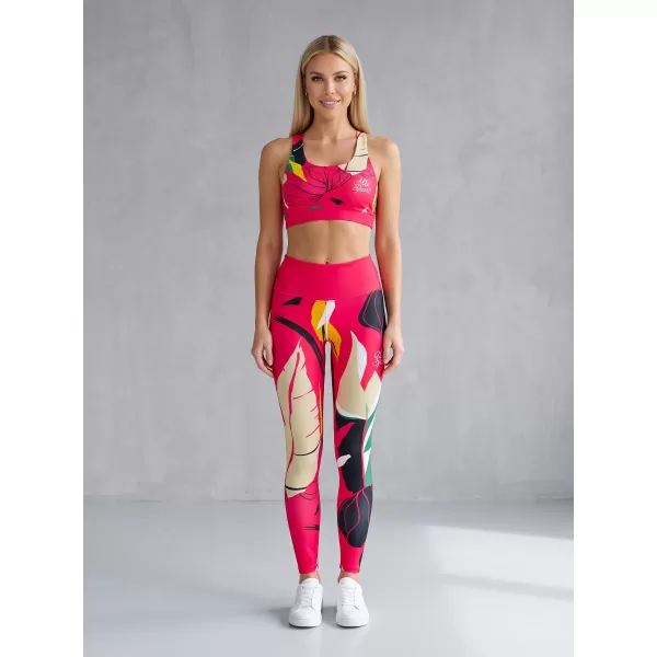  Lange Premium-Funktionsleggings für Damen ALTISPORT VOJ/ALW042LEG01 ROSA 
