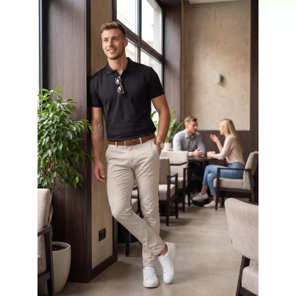  Herren-T-Shirt mit Kragen ALTISPORT NoPrint NP/ALM302 ANTHRAZIT-HIGHLIGHT 