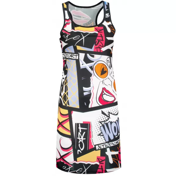  Funktionswestenkleid für Damen ALTISPORT VOJ/ALW041SAT01 SCHWARZ 