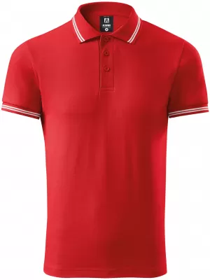 Herren-T-Shirt mit Kragen ALTISPORT NoPrint NP/ALM912 ROT