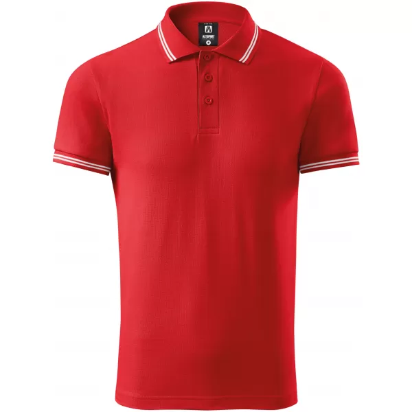  Herren-T-Shirt mit Kragen ALTISPORT NoPrint NP/ALM912 ROT 
