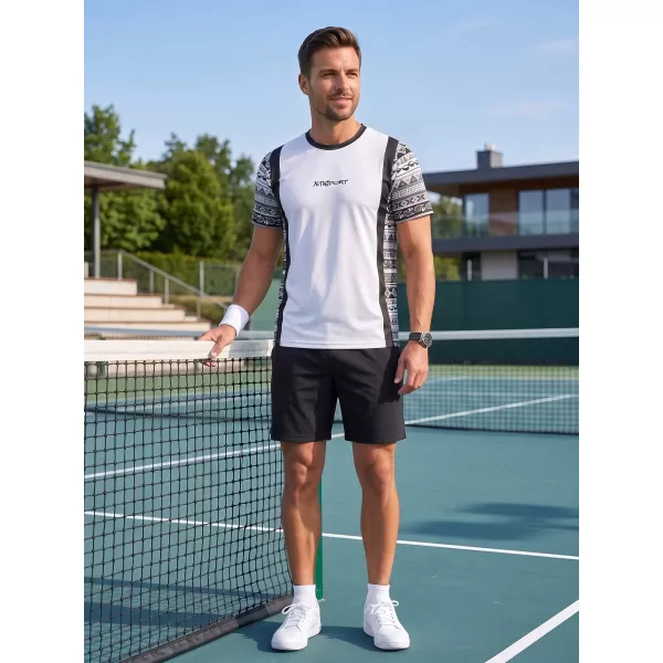  Funktionelles Premium-T-Shirt für Herren ALTISPORT VOJ/ALM043TR01 WEIß 
