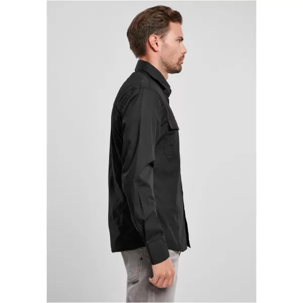  Hemd BRANDIT SLIM WORKER BD4005 SCHWARZ 