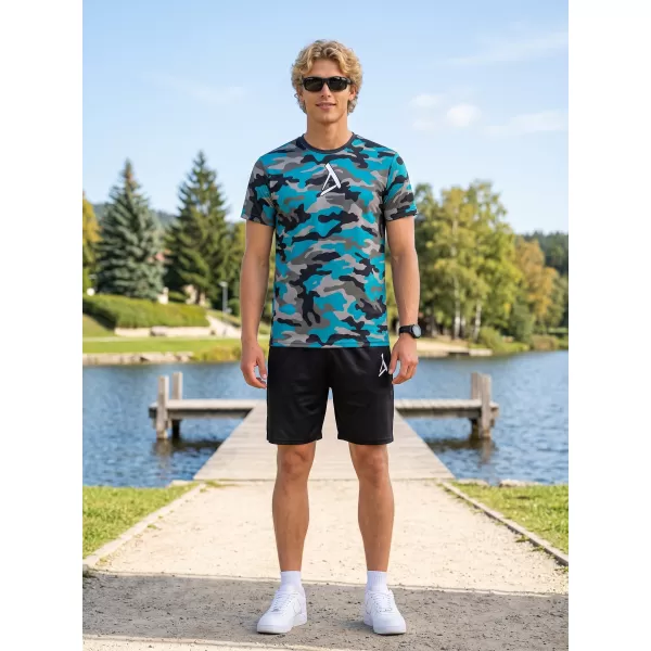  Funktionelles Premium-T-Shirt für Herren ALTISPORT VOJ/ALM038TR01 KEROSIN/SCHWARZ 