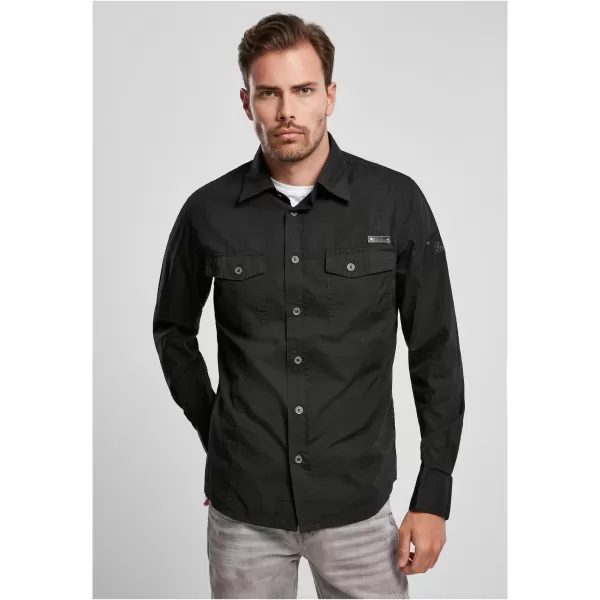  Hemd BRANDIT SLIM WORKER BD4005 SCHWARZ 