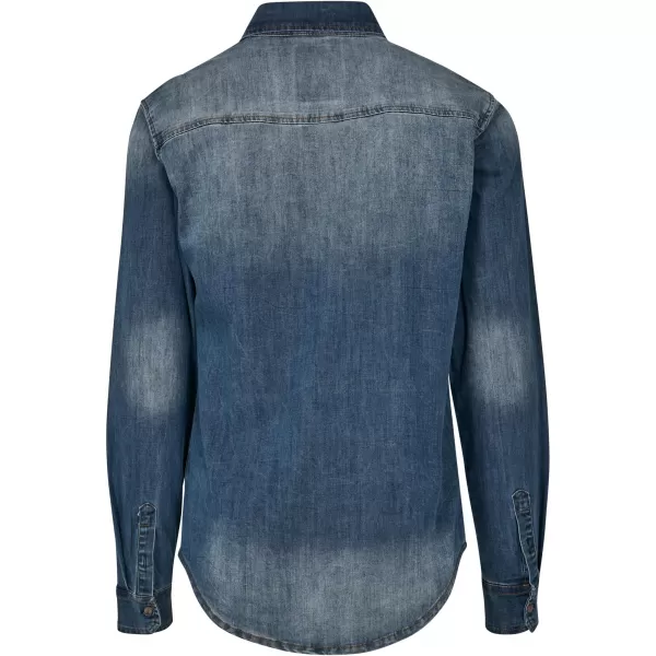  Hemd BRANDIT RILEY DENIM BD4020 BLAU GEWASCHEN 