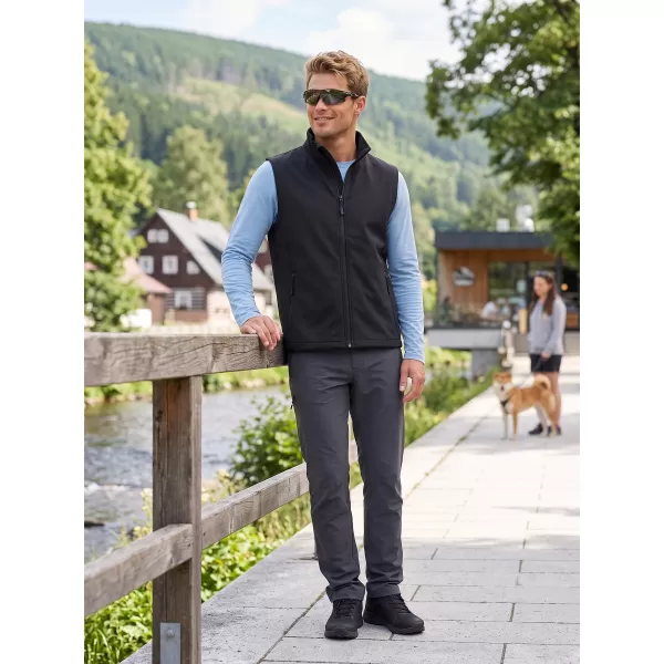  Herren-Softshellweste ALTISPORT NoPrint NP/ALM8211NJ SCHWARZ SCHWARZ 