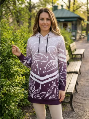 Hochwertiges Funktions-Sweatshirt für Damen ALTISPORT VOJ/ALW045MI03 LILA/WEIß