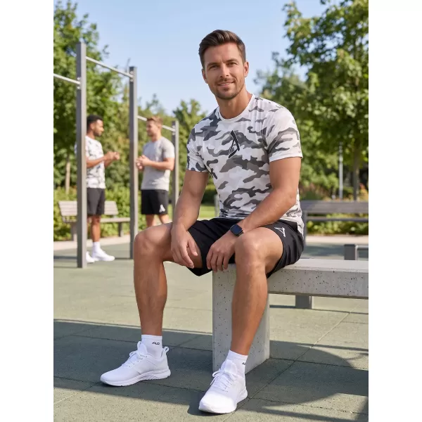  Funktionelles Premium-T-Shirt für Herren ALTISPORT VOJ/ALM038TR01 WEIß 