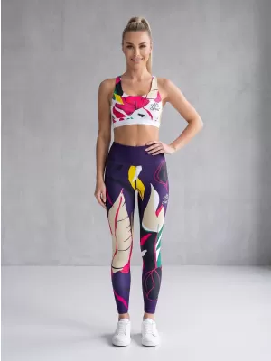 Lange Premium-Funktionsleggings für Damen ALTISPORT VOJ/ALW042LEG01 DUNKELBLAU