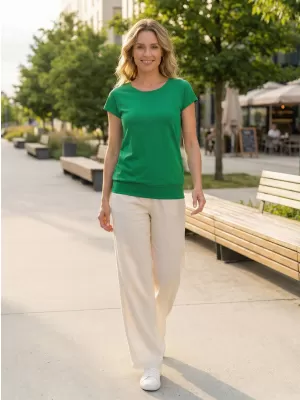 Damen-T-Shirt ALTISPORT NoPrint NP/ALW021 MITTELGRÜN