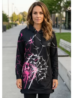 Hochwertiges Funktions-Sweatshirt für Damen ALTISPORT VOJ/ALW035MI03 SCHWARZ/ROSA