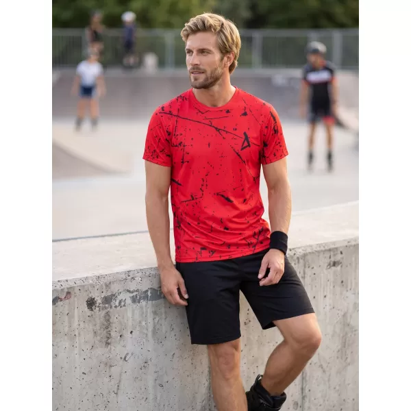  Funktionelles Premium-T-Shirt für Herren ALTISPORT VOJ/ALM034TR01 ROT 