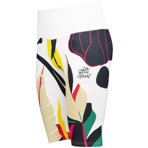  Hochwertige Damen-Funktionsleggings oberhalb des Knies ALTISPORT VOJ/ALW042LEG02 WEIß 