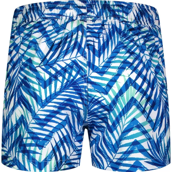  Badeshorts für Herren NORDBLANC RAINFOREST NBSPM8019 WEIß BLAU 