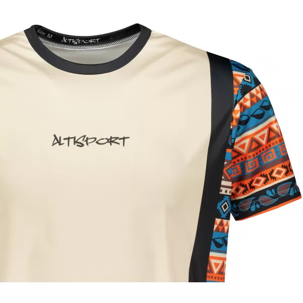  Funktionelles Premium-T-Shirt für Herren ALTISPORT VOJ/ALM043TR01 BEIGE 
